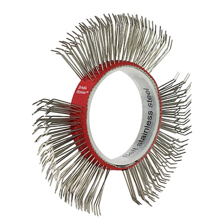 Monti Bristle Blaster Replacement Bristle Belts/Stainless Steel 11Mm White 10MTBB103